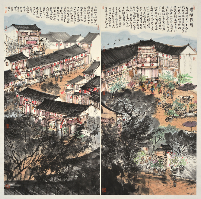 《边城秋韵》138cmX138cm.jpg