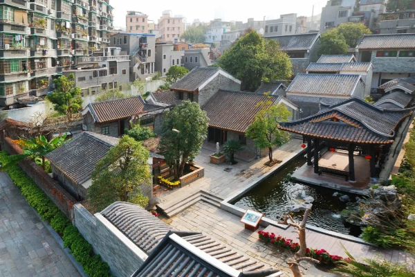 十香园纪念馆庭院
